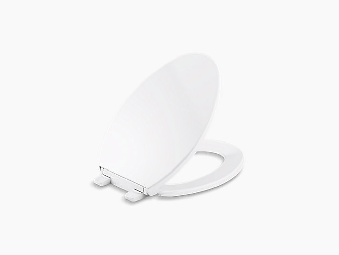 K R22111 Wellworth Elongated Toilet Seat With Quick Release Kohler - Kohler Toilet Seat Cover Installation
